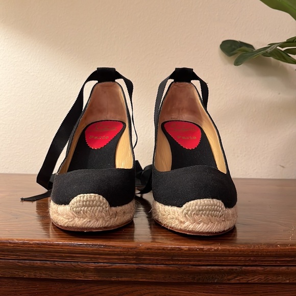 NEW Christian Louboutin Formentera Ballet Espadrille Wedges - Picture 3 of 12